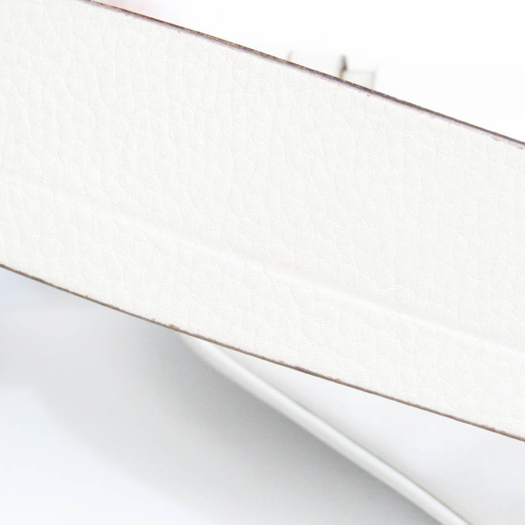 CHRISTIAN DIOR Leather Saddle Bag Fanny Pack White - Picture 10 of 14